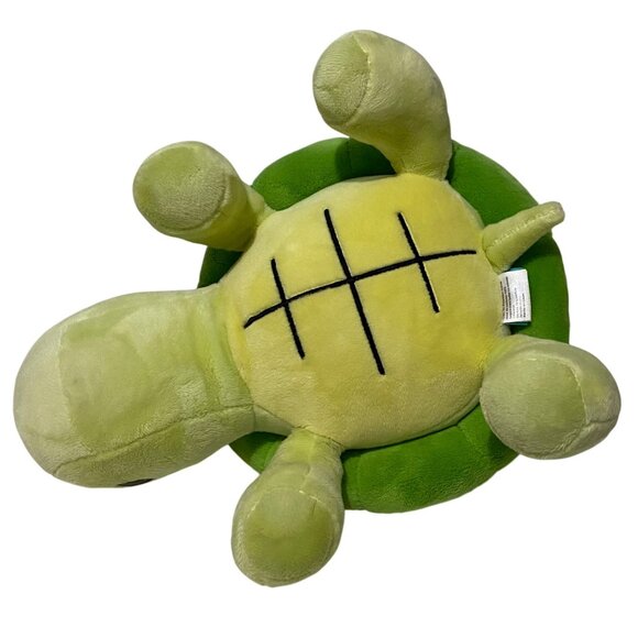 Bellzi Green Turtle Plush 10" Stuffed Animal Reptile Kids Childrens Soft Toy - Picture 5 of 7
